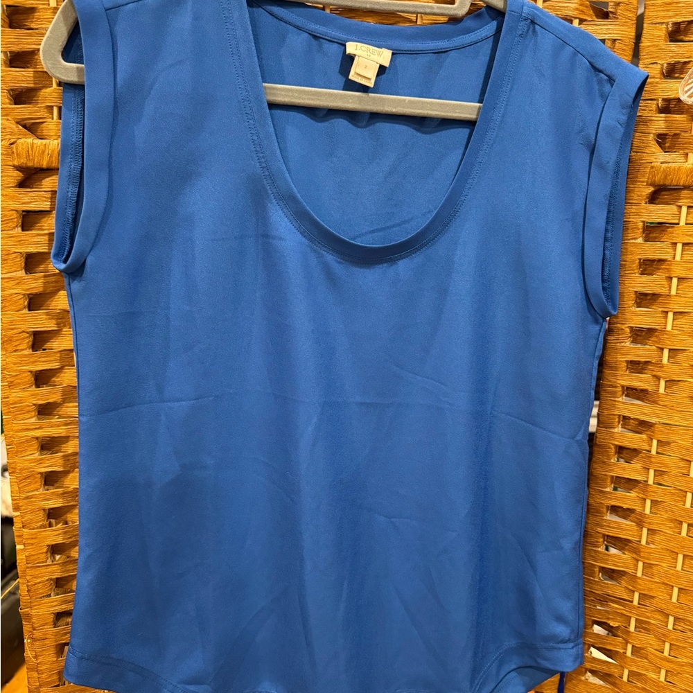 J Crew Silk Shell, Size 2 - Picture 3 of 4